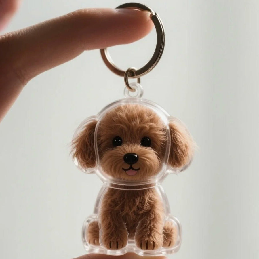 DIY Pet Fur Keepsake Keychain