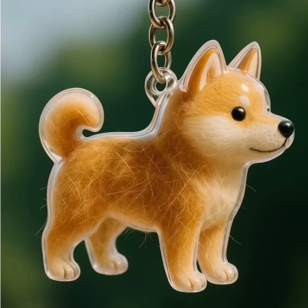 DIY Pet Fur Keepsake Keychain