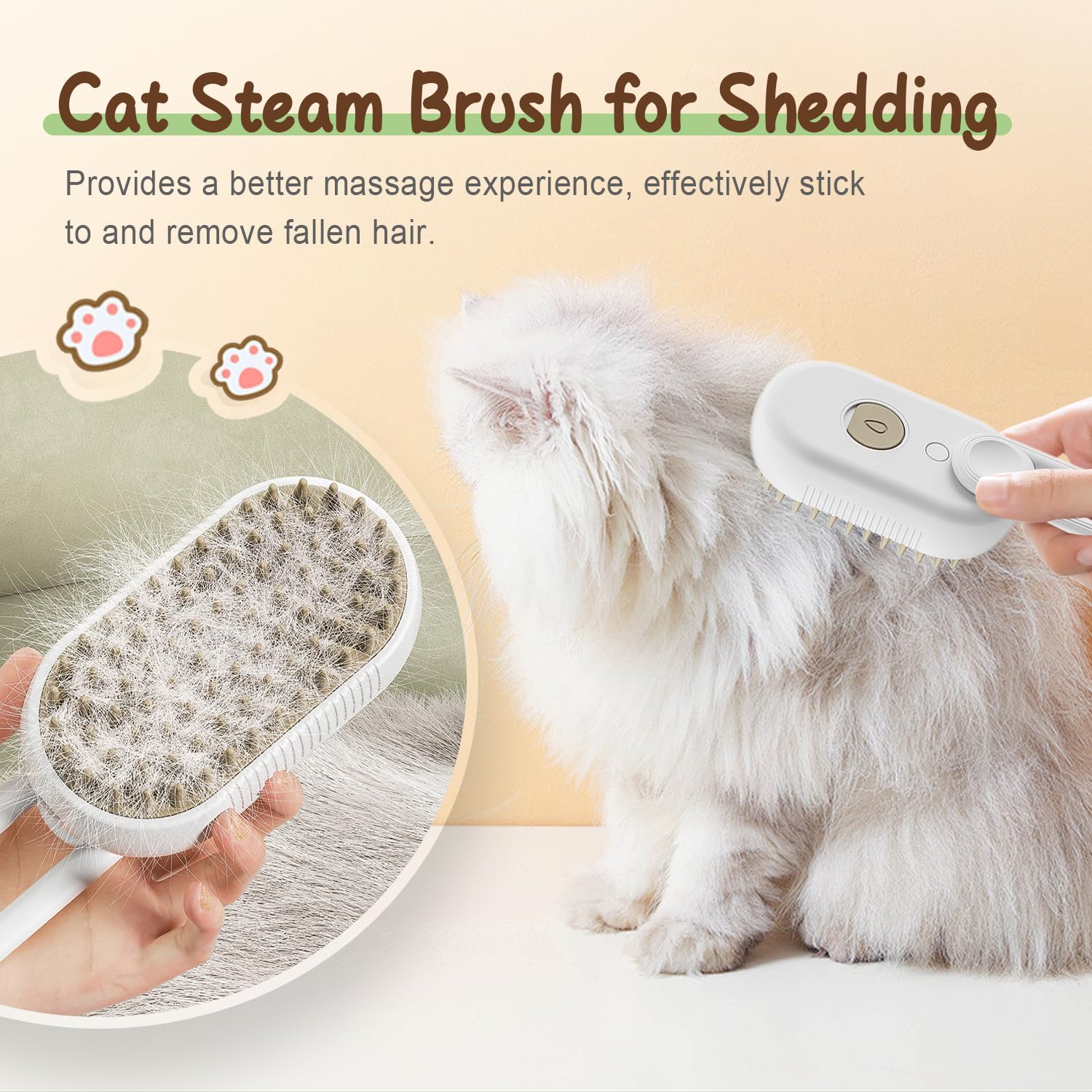 PuffEase Spritz defur comb