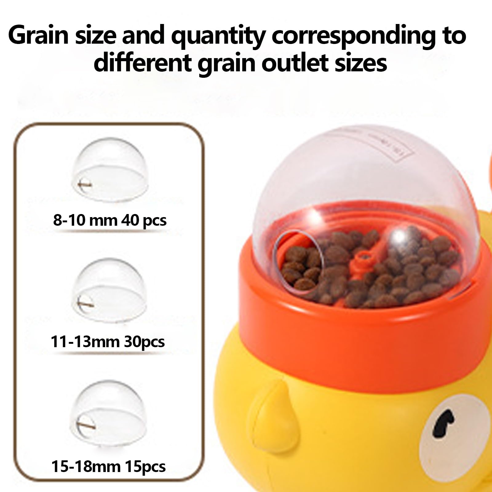Duck-Shaped Slow-Feed Puzzle Dispenser for Dogs