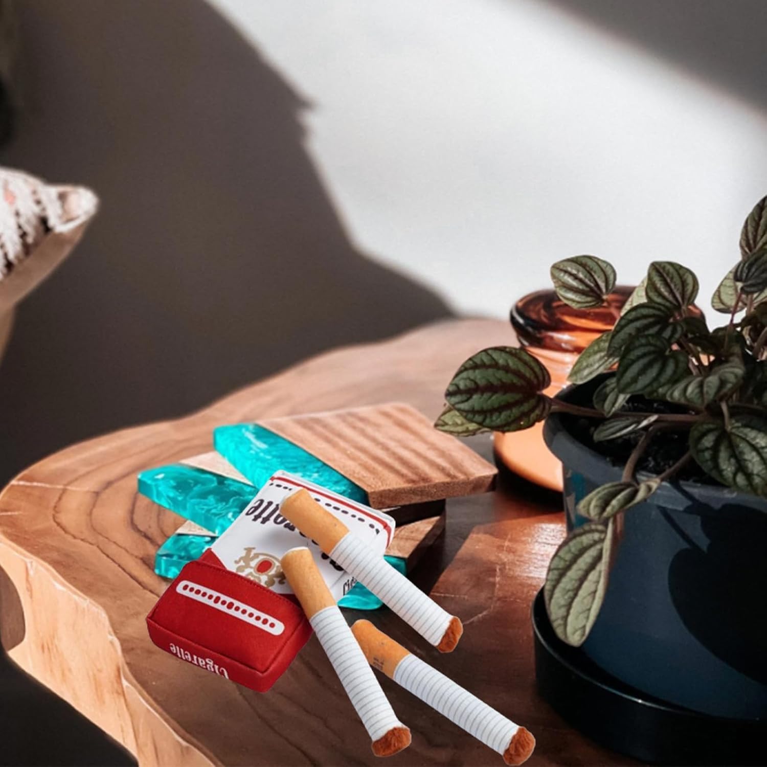 Cuddle Ciggy Plush Cigarette Dog Toy Set