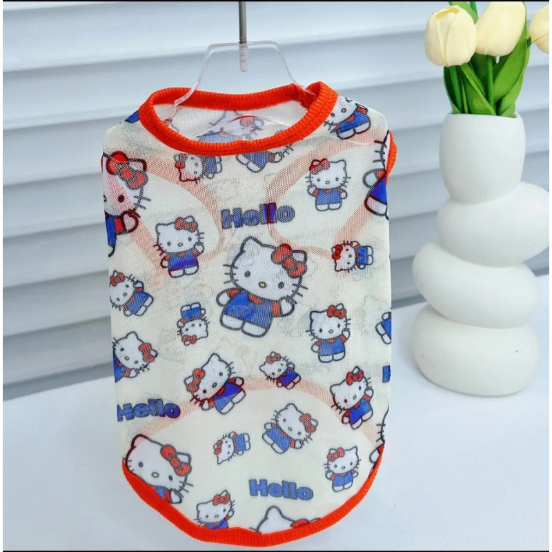 Breathable Summer Mesh Pet Shirt