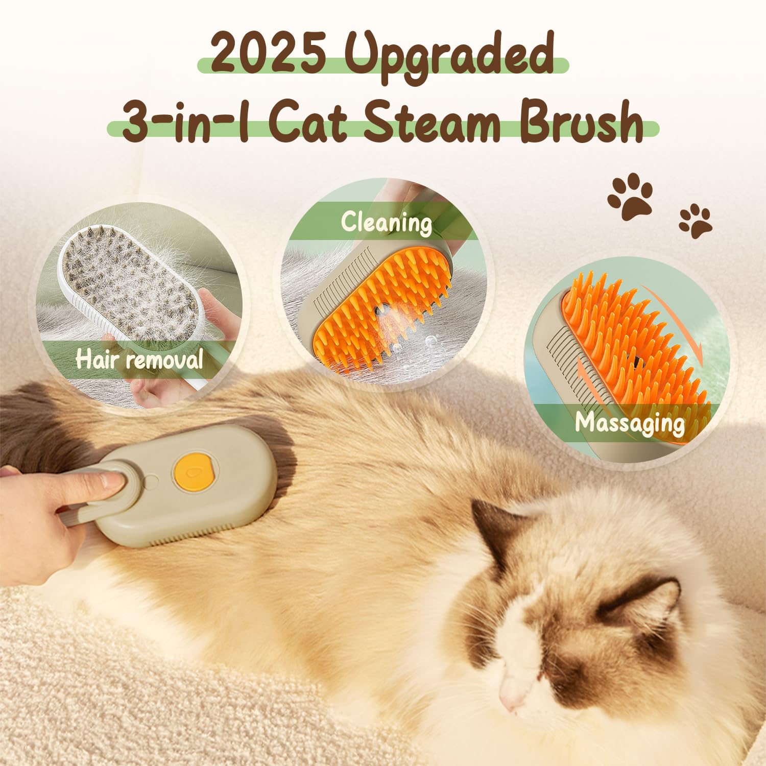PuffEase Spritz defur comb